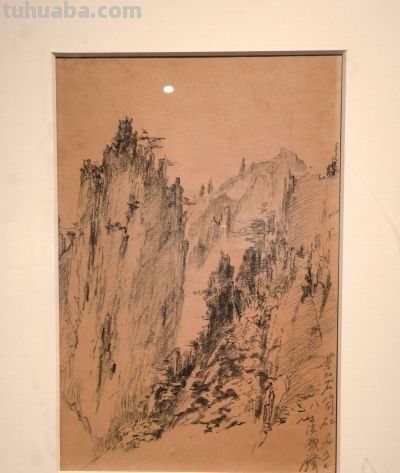 刘海粟速写作品《黄山石笋矼》。看看民国大师速写功底！ - 今日头条