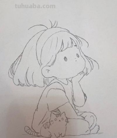 温暖治愈间 简单绘心语丨苏米姐姐彩铅简笔画分享 - 图画吧TUHUABA