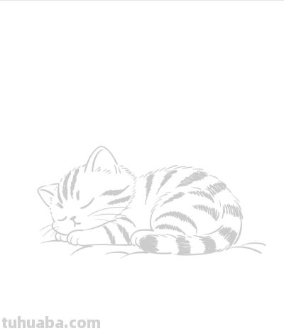 治愈系猫咪入梦丨涂鸦简笔画分享 - 图画吧TUHUABA