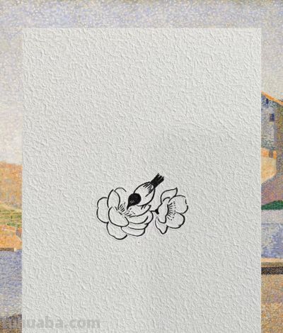 鸟儿轻轻语 花香悄悄听丨鸟向花间语饭饭简笔画分享 - 图画吧TUHUABA