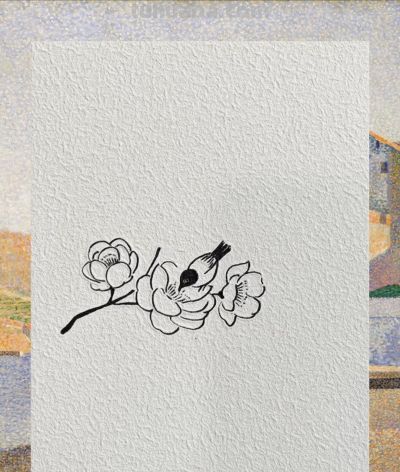 鸟儿轻轻语 花香悄悄听丨鸟向花间语饭饭简笔画分享 - 图画吧TUHUABA