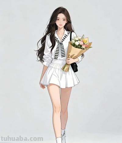 时尚穿搭插画 | 气质穿搭分享💐💐 - 图画吧TUHUABA