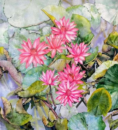 水彩笔下的绘画却美翻一大批人！这强悍技法，深深的看跪了！ - 图画吧TUHUABA