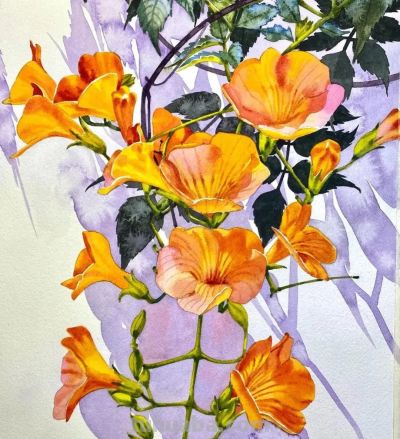 水彩笔下的绘画却美翻一大批人！这强悍技法，深深的看跪了！ - 图画吧TUHUABA