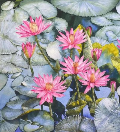 水彩笔下的绘画却美翻一大批人！这强悍技法，深深的看跪了！ - 图画吧TUHUABA