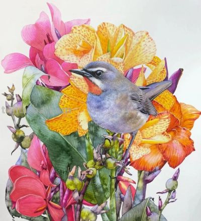 水彩笔下的绘画却美翻一大批人！这强悍技法，深深的看跪了！ - 图画吧TUHUABA