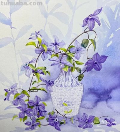 水彩笔下的绘画却美翻一大批人！这强悍技法，深深的看跪了！ - 图画吧TUHUABA