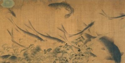 《芥子园画谱》里的鱼类画，艺术与自然的完美“水”融！ - 图画吧TUHUABA