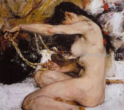 尼古拉·费欣 | 油画人体作品（高清） - 图画吧TUHUABA