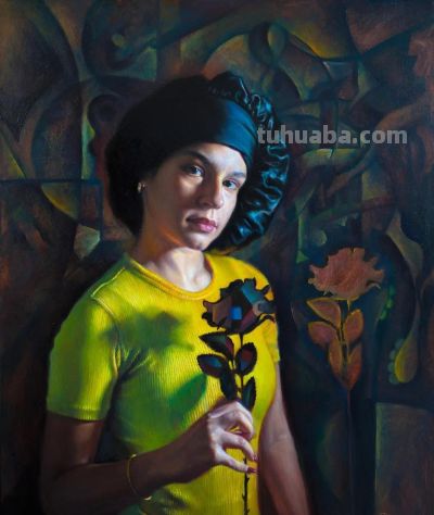 22幅 国内外画家人物肖像作品欣赏 - 图画吧TUHUABA