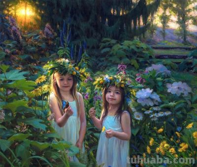 22幅 国内外画家人物肖像作品欣赏 - 图画吧TUHUABA