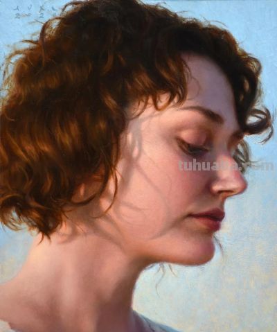 22幅 国内外画家人物肖像作品欣赏 - 图画吧TUHUABA