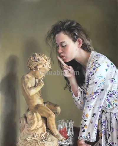 22幅 国内外画家人物肖像作品欣赏 - 图画吧TUHUABA