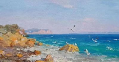 唯美意境花卉风景油画｜当代画家塔莱贝克·穆瑟曼库洛夫作品欣赏 - 图画吧TUHUABA