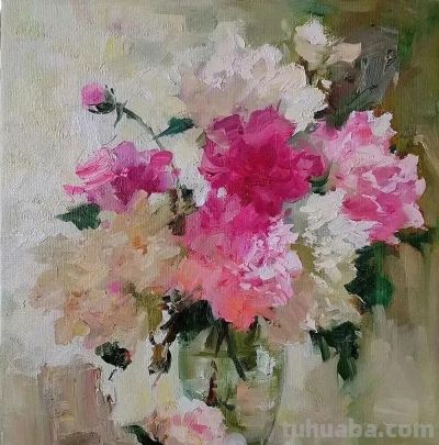 唯美意境花卉风景油画｜当代画家塔莱贝克·穆瑟曼库洛夫作品欣赏 - 图画吧TUHUABA