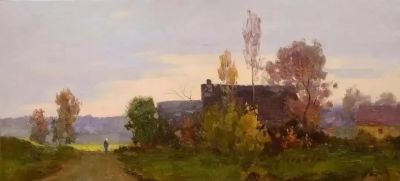 唯美意境花卉风景油画｜当代画家塔莱贝克·穆瑟曼库洛夫作品欣赏 - 图画吧TUHUABA