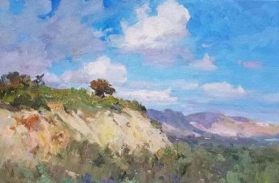 唯美意境花卉风景油画｜当代画家塔莱贝克·穆瑟曼库洛夫作品欣赏 - 图画吧TUHUABA