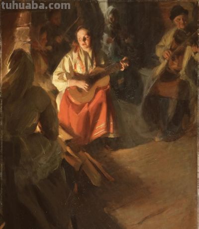 瑞典艺术大师，佐恩人物作品精选19幅 - 图画吧TUHUABA