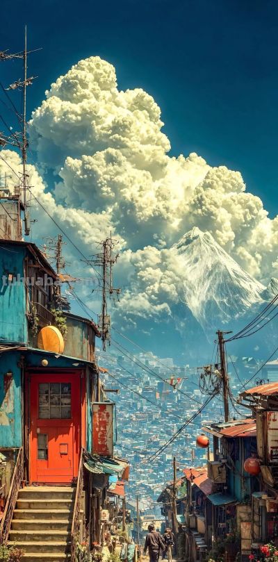 治愈系插画壁纸｜动漫风好喜欢 - 图画吧TUHUABA