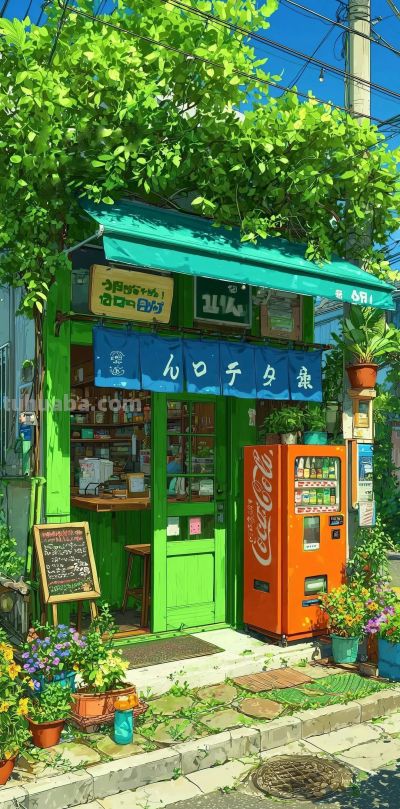 治愈系插画壁纸｜动漫风好喜欢 - 图画吧TUHUABA