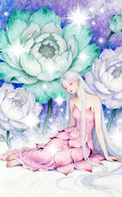 花下仙娥闭目凝思 清辉绕身 仙气盈然丨雪糕Ai画画花精灵插画分享 - 今日头条 花下仙娥闭目凝思 清辉绕身 仙气盈然丨雪糕Ai画画花精灵插画分享 - 图画吧TUHUABA