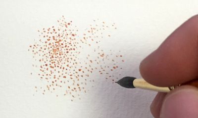 水彩点画法，适用于零基础学习的水彩小技法 - 今日头条