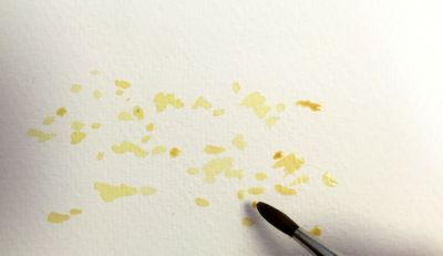 水彩点画法，适用于零基础学习的水彩小技法 - 图画吧TUHUABA