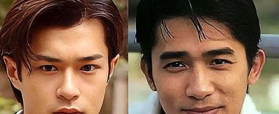 岁月两幅画梁朝伟自然老去对比古天乐医美痕迹 - 图画吧TUHUABA