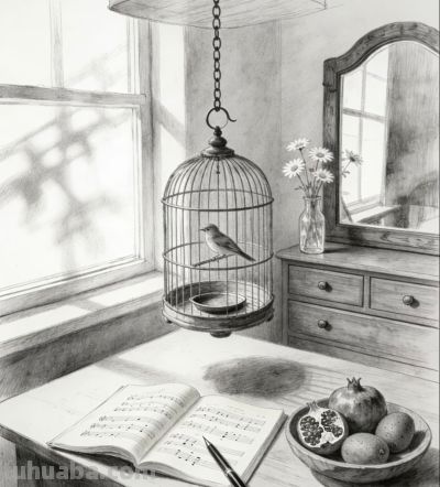 素描静物画，真细致 - 图画吧TUHUABA