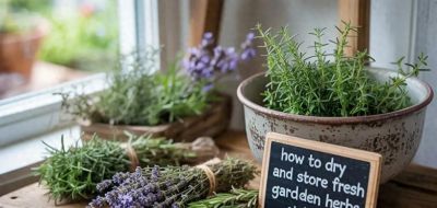 家庭种植的新鲜香草的干燥与储存方法 - 今日头条