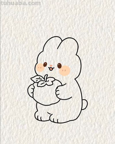 一只可爱兔画个简笔画分享 - 今日头条