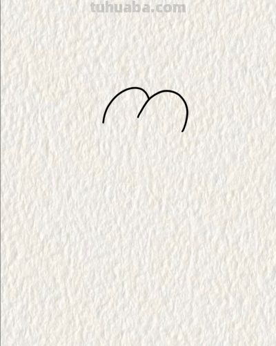 一只可爱兔画个简笔画分享 - 图画吧TUHUABA