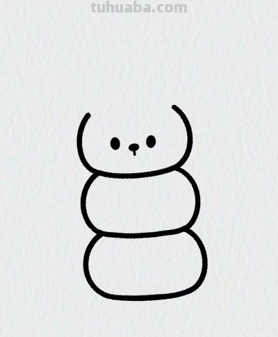 简笔画每日更新之可爱小猫咪 - 图画吧TUHUABA