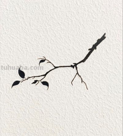 柿红秋意浓 心远自悠闲 静观天地宽丨燕子简笔画分享 - 图画吧TUHUABA