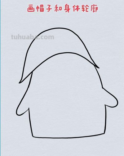 简笔画每日更新之企鹅 - 图画吧TUHUABA