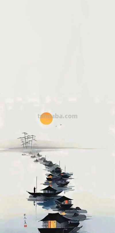 插画壁纸：凡人的生活 - 图画吧TUHUABA