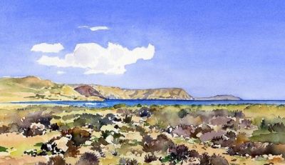 英国画家玛格丽特·梅里唯美风景水彩画欣赏 - 图画吧TUHUABA