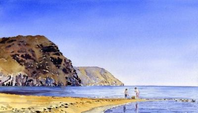 英国画家玛格丽特·梅里唯美风景水彩画欣赏 - 图画吧TUHUABA