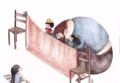 这14张满是父爱的水彩画，虽然简单，但把我看哭了...... - 图画吧TUHUABA