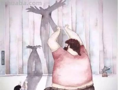 这14张满是父爱的水彩画，虽然简单，但把我看哭了...... - 图画吧TUHUABA