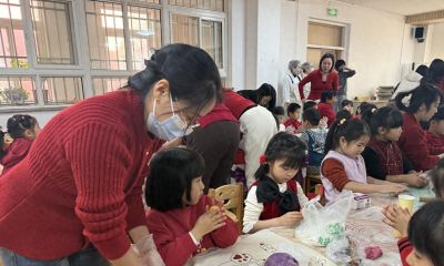 塘沽第八幼儿园：萌娃变身“小厨师” 面点制作乐趣多 - 今日头条