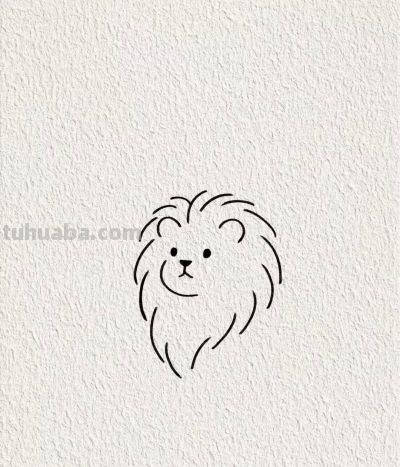 萌狮简笔憨态生 元气满满小可爱丨画个简笔画分享 - 今日头条