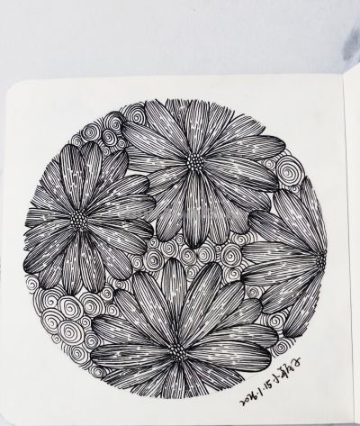 展示部分禅绕画(花朵) - 今日头条 展示部分禅绕画(花朵) - 图画吧TUHUABA