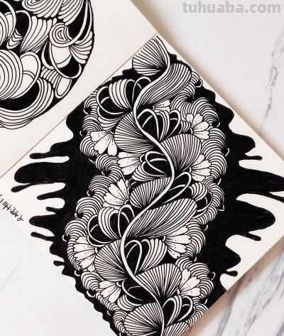 展示部分禅绕画(花朵) - 今日头条 展示部分禅绕画(花朵) - 图画吧TUHUABA