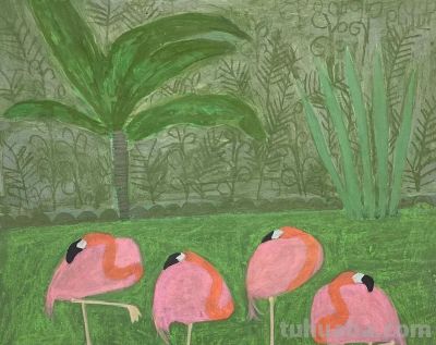 柔美的色彩感，英国当代具象画家Emma McClure - 图画吧TUHUABA