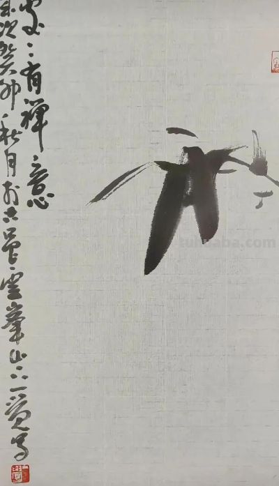 淡墨轻染，简笔传神：品读一觉的大写意花鸟世界 - 图画吧TUHUABA
