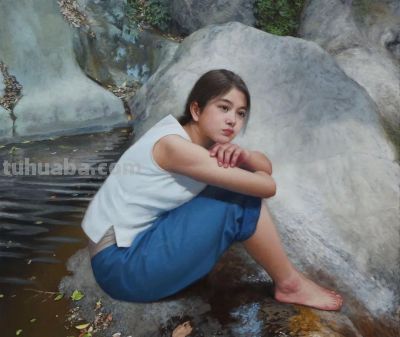 16位中外画家，17幅具象人物作品欣赏 - 图画吧TUHUABA