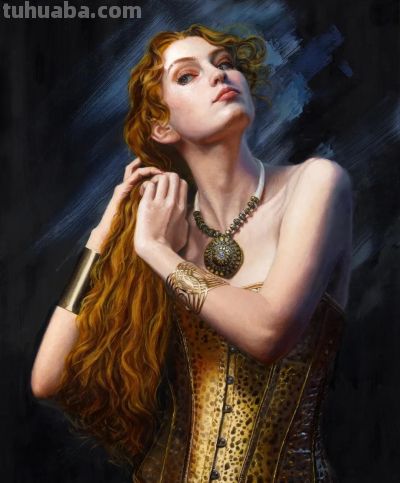 16位中外画家，17幅具象人物作品欣赏 - 图画吧TUHUABA