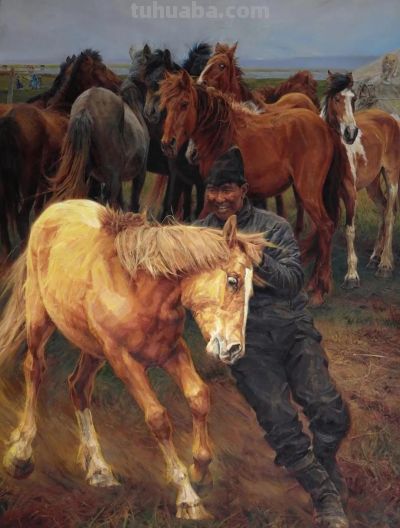 龙力游 油画作品选集 - 图画吧TUHUABA