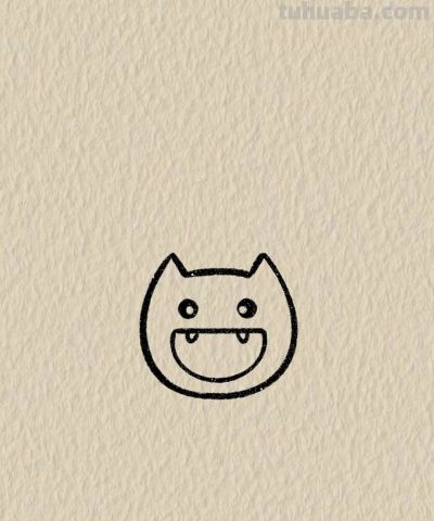 简笔画每日更新之可爱动物 - 图画吧TUHUABA